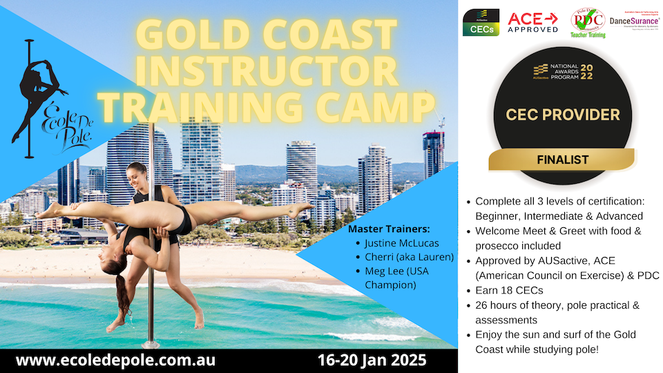 Instructor Training Camp on the Gold Coast Australia Jan 2025